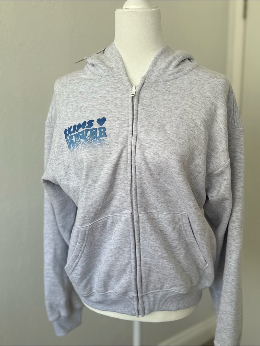 SKIMS x DENVER Collab Zip Up Hoodie - Picture 3 of 4